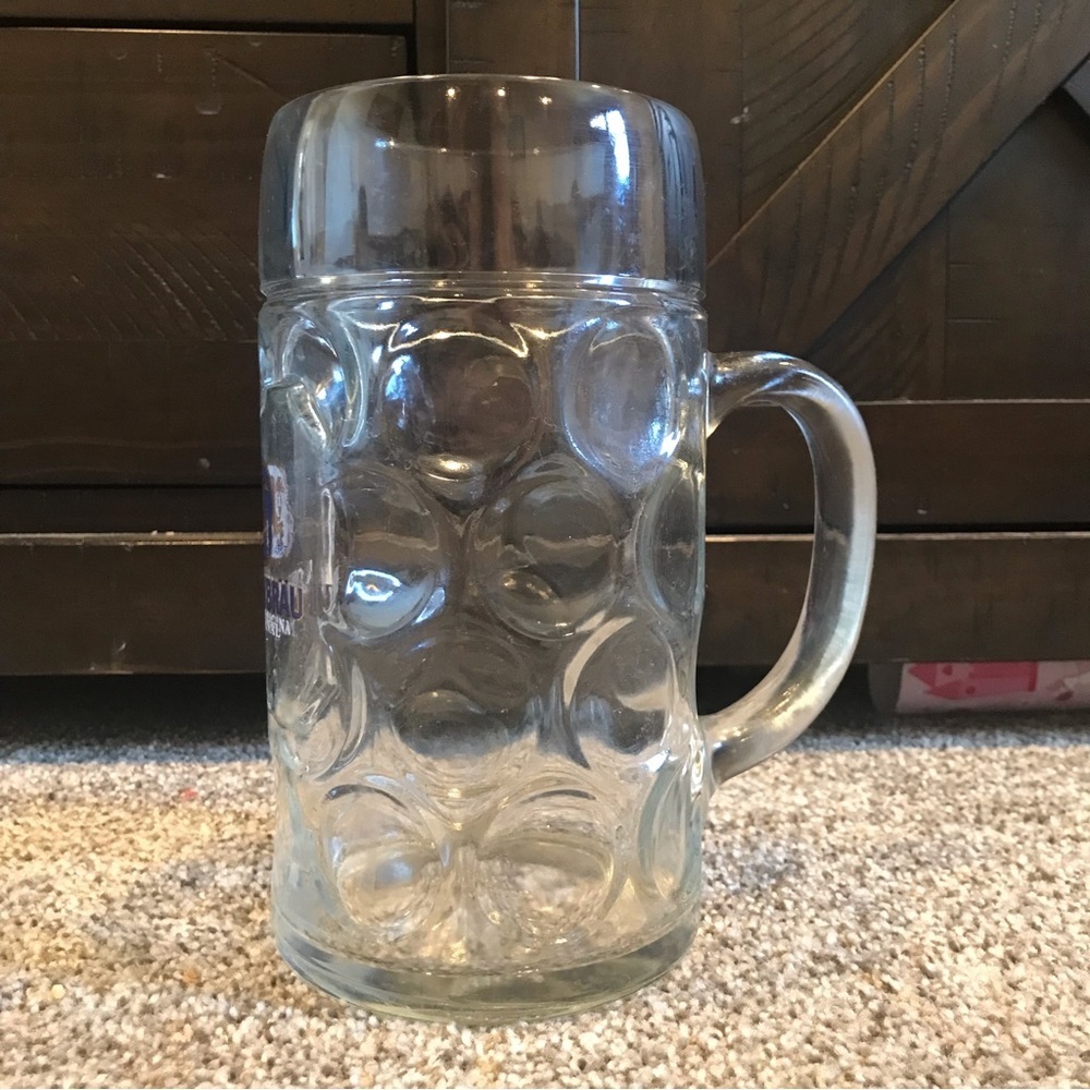 Lowenbrau 1 Litre large dimpled beer stein - Picture 5 of 9